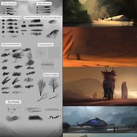 84 Painting Brushes